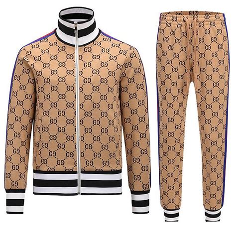 mens gucci jumpsuit|authentic gucci tracksuit.